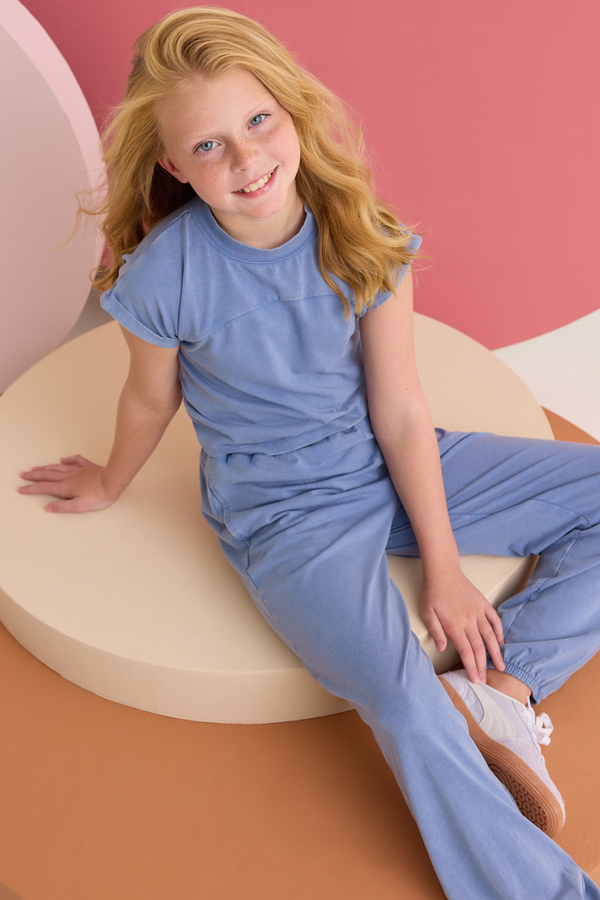 Addison Layered Tee And Jogger Set - Altar'd State