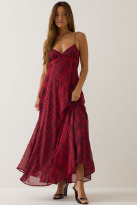 Carol Plaid Maxi Dress - Altar'd State