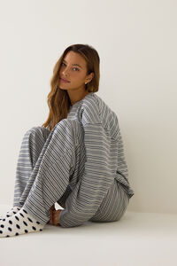 Lilliana Stripe Lounge Pullover - Altar'd State