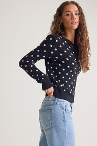 Danica Fitted Crew Sweater Detail 3 - Altar'd State