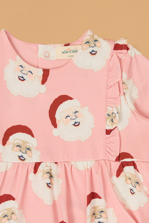 Smiley Santa Bodysuit Dress - Altar'd State - 