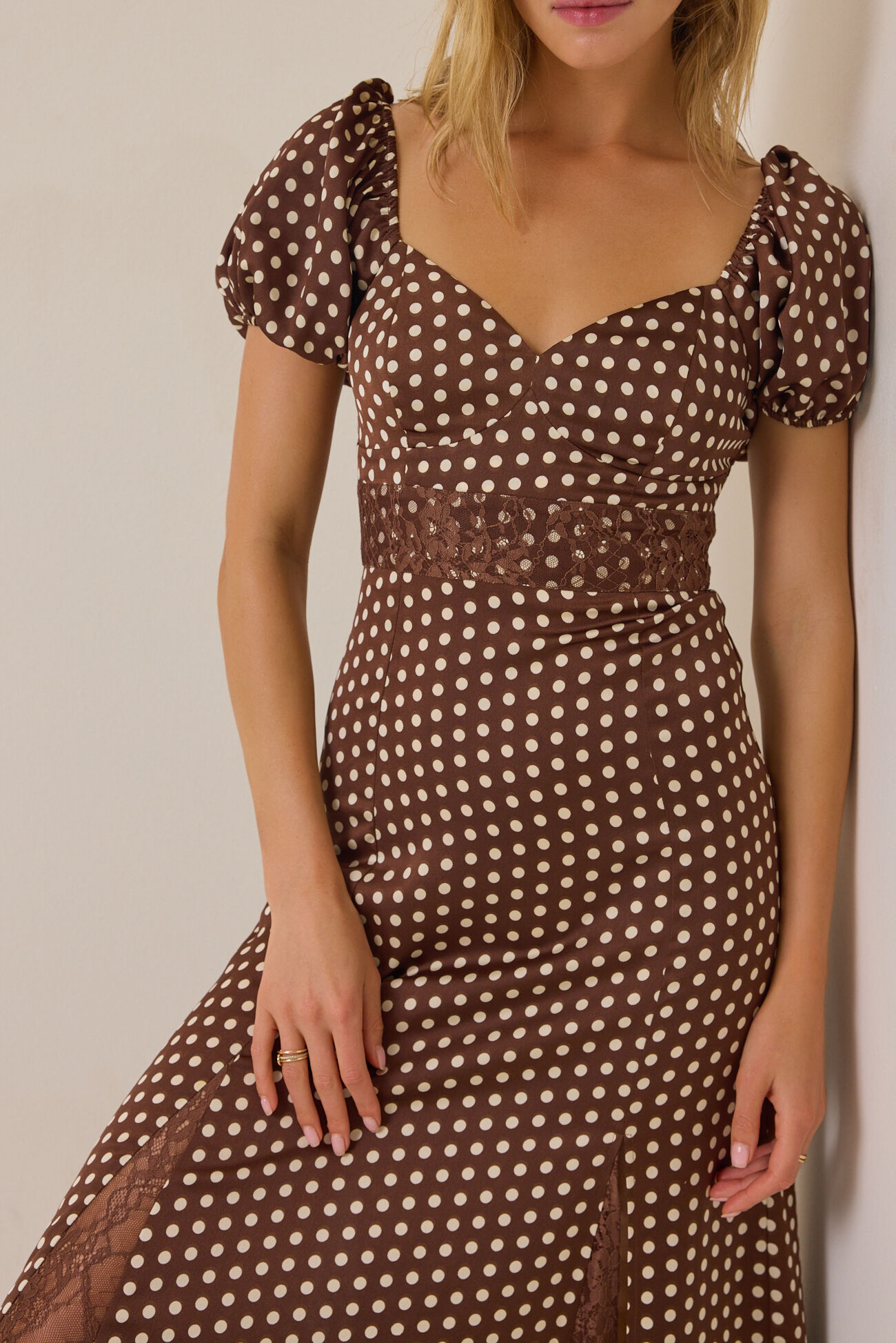 London Satin Maxi Dress