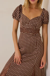 London Satin Maxi Dress Detail 4 - Altar'd State