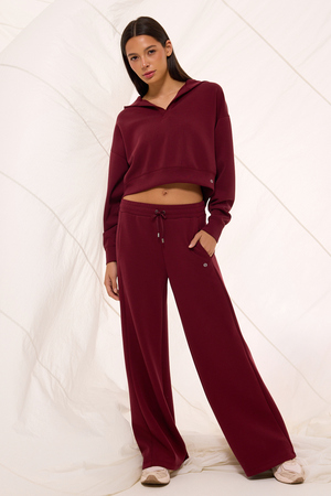 Supersoft Cropped V-Neck Hoodie - Altar'd State - 