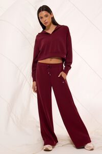 Supersoft Cropped V-Neck Hoodie Detail 3 - Altar'd State