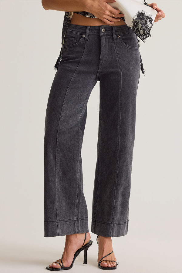 Shayna High Rise Crop Jean Detail 2 - Altar'd State