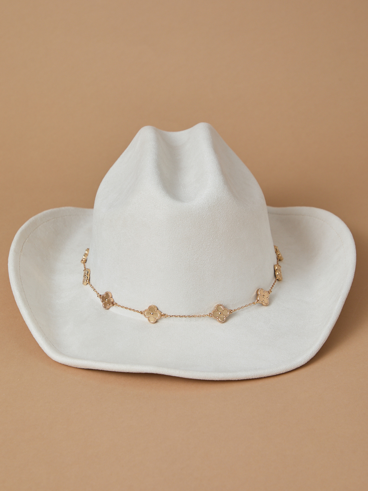 Clover Cowgirl Hat in Ivory | Altar display picture 3