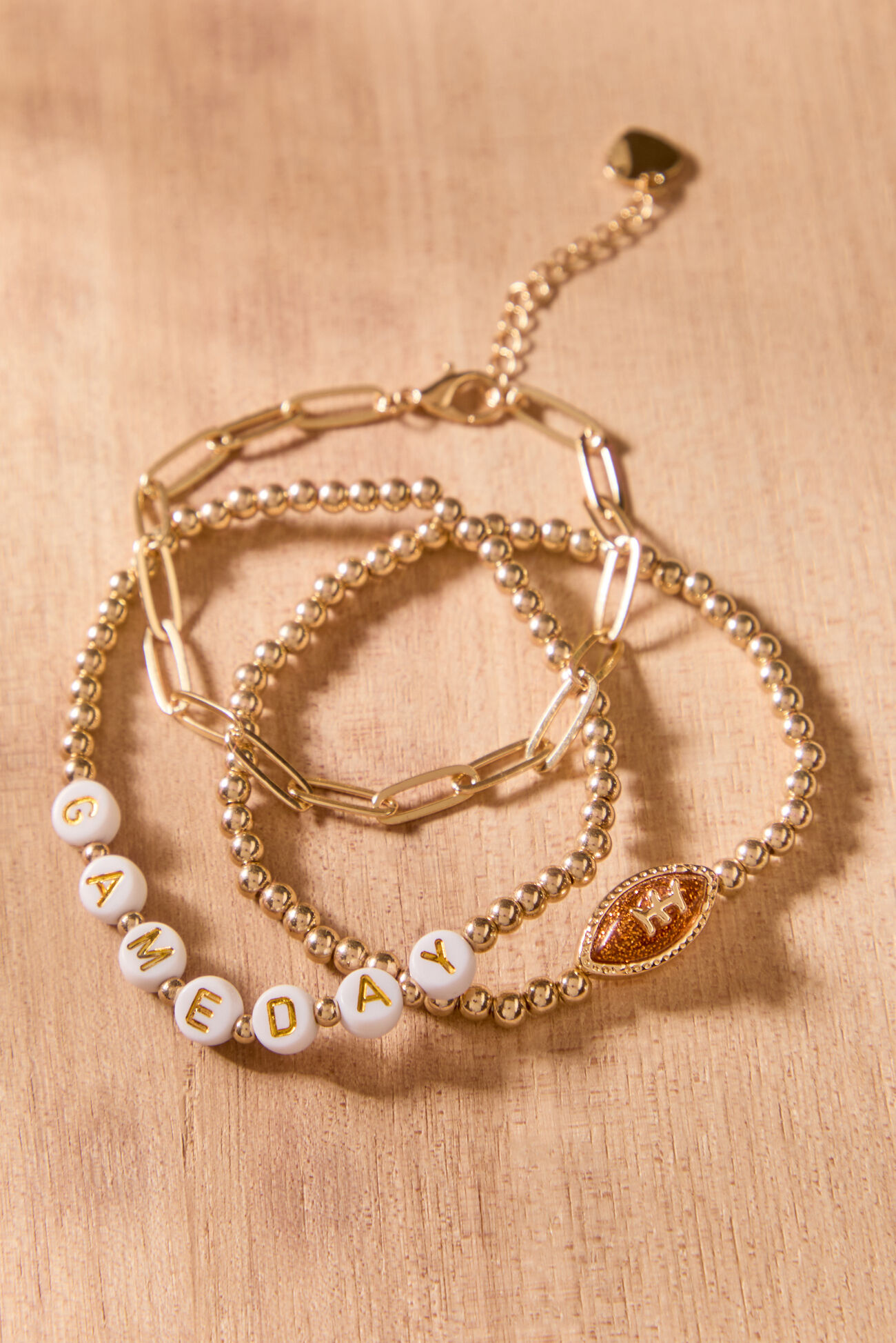 Football Gameday Bracelets 3 Pack