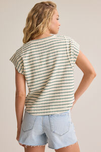 Cressida Stripe Rib Raglan Top Detail 5 - Altar'd State