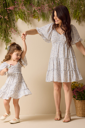 Laurel Smocked Floral Mama Dress - Altar'd State - 