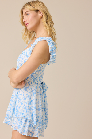 Lainey Double Layered Romper - Altar'd State - 