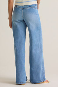Loran Mini Pocket Wide Leg Jeans Detail 4 - Altar'd State