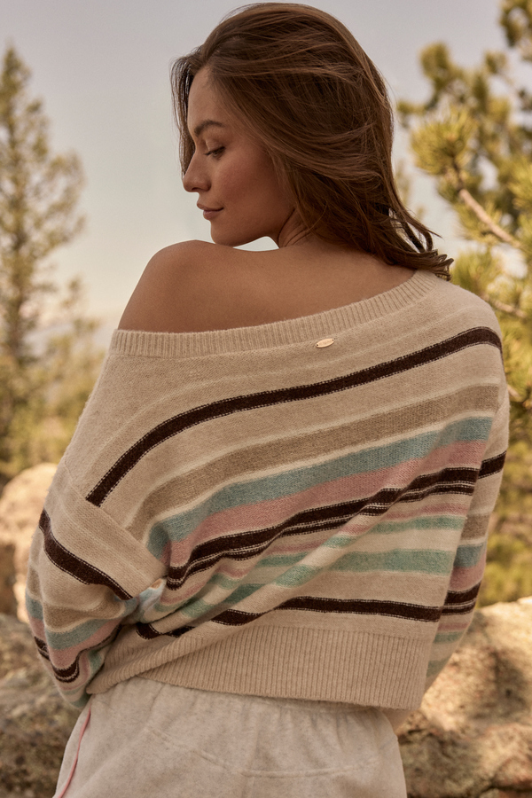 Field Day Stripe Sweater Detail 5 - Altar'd State
