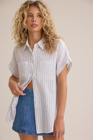 Gabbie Striped Top - Altar'd State - 