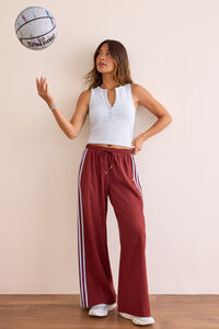 Run This Back Side Stripe Pant Detail 4 - Altar'd State