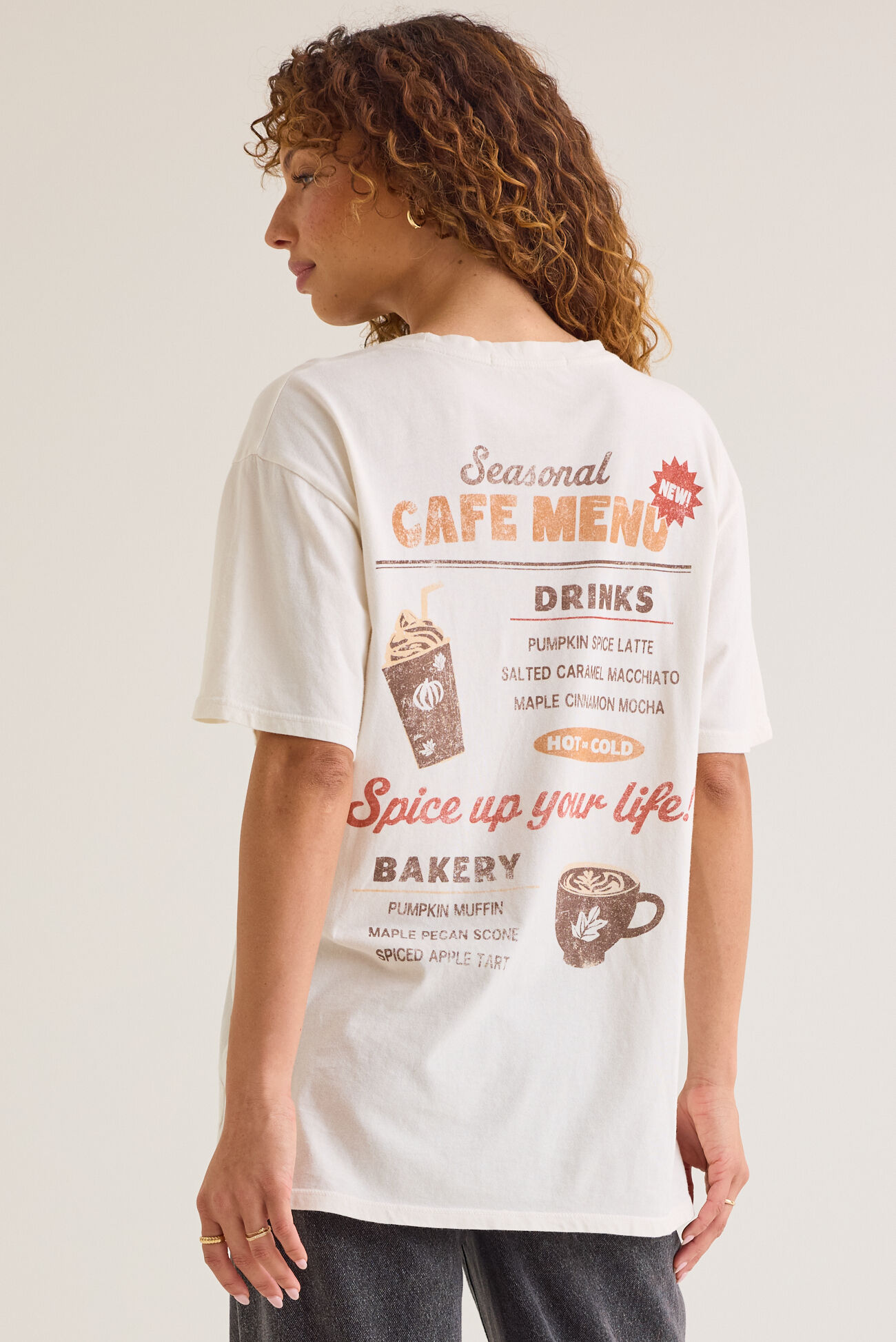 Seasonal Cafe Menu Tee