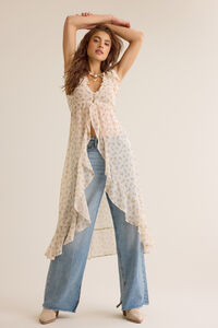 Kinsley Button Up Kimono - Altar'd State
