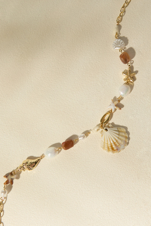 Seashell Charm Necklace - Altar'd State - 