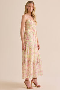 Kezia Floral Maxi Dress Detail 3 - Altar'd State
