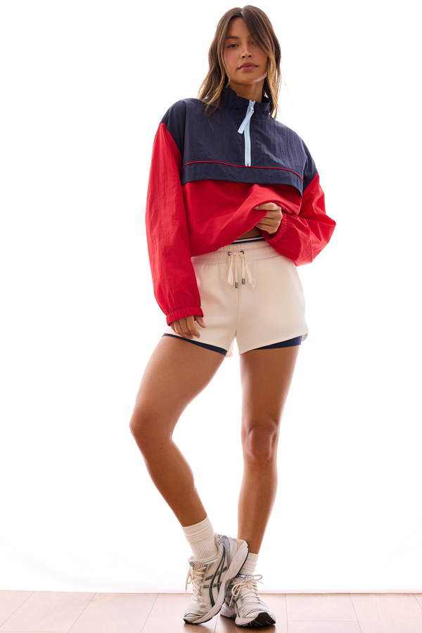 Pivot Striped Quarter-Zip Detail 2 - Altar'd State