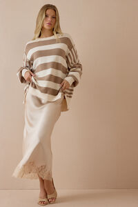 Karly Oversized Tunic Sweater Detail 2 - Altar'd State