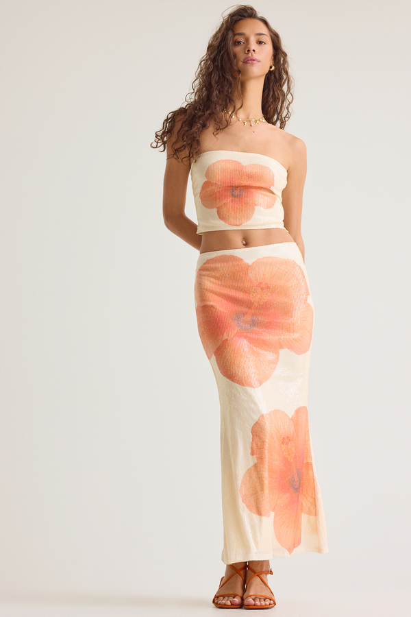 Harper Sequin Strapless Top Detail 3 - Altar'd State