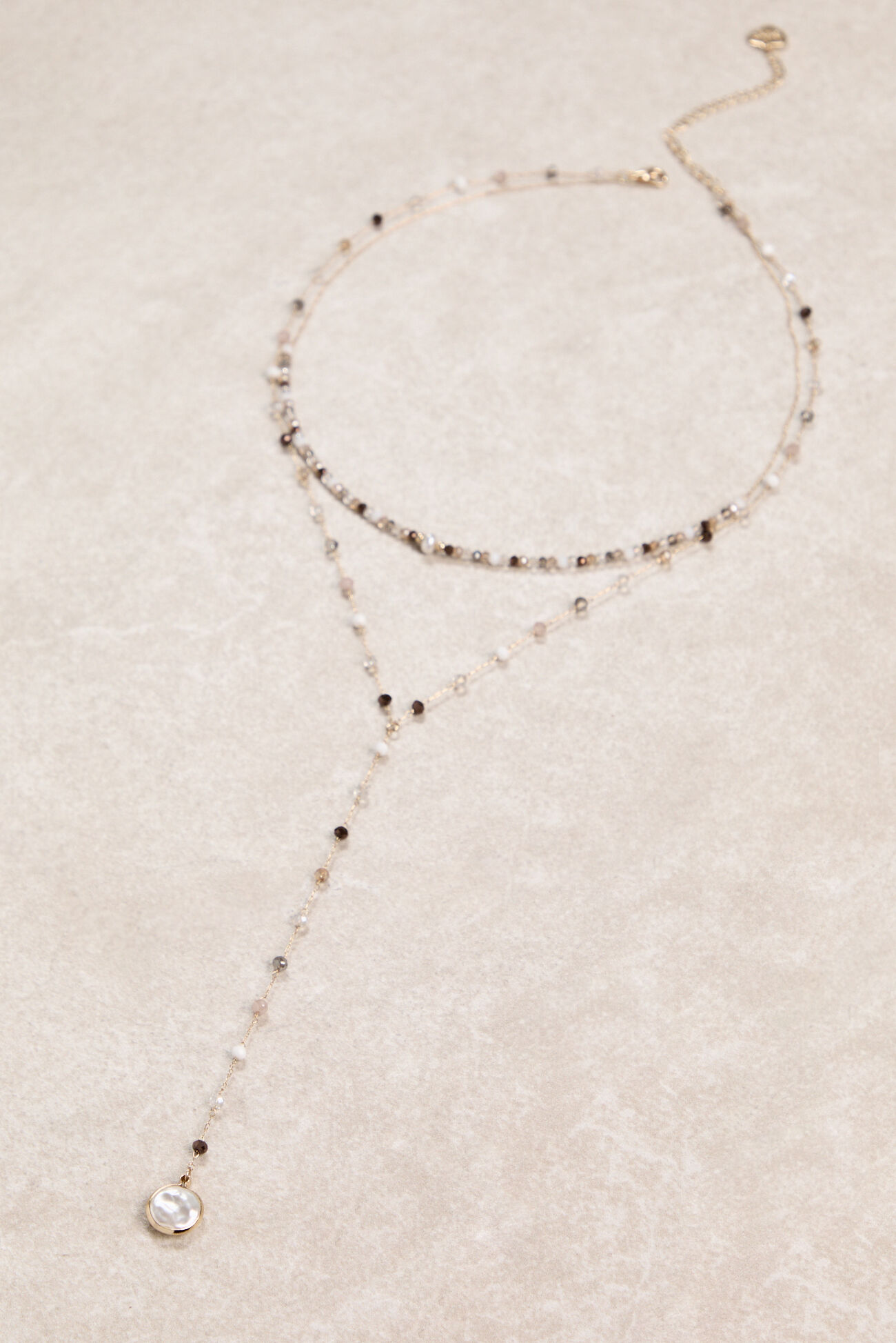 Sophie Glass Bead Necklace