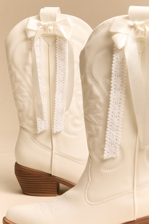 Leila Bow Western Boots - Altar'd State - 