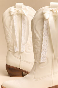 Leila Bow Western Boots Detail 2 - Altar'd State