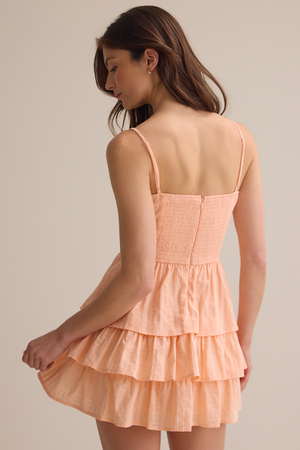 Zoie Tiered Mini Dress - Altar'd State - 