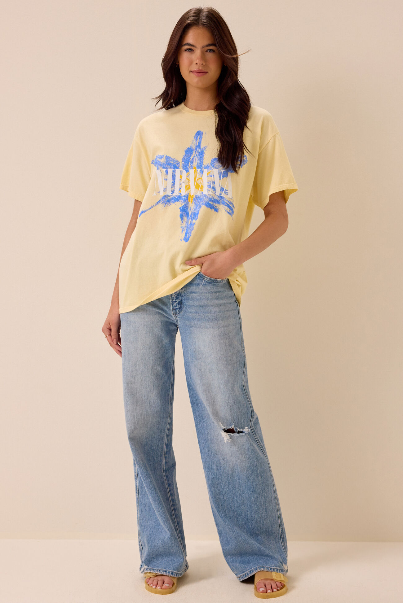 Nirvana Hibiscus Tee