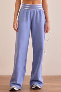 Varsity Stripe Fleece Pant Detail 2 - Altar'd State