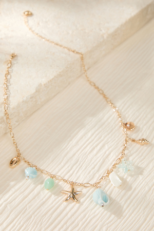 Ocean Charm Necklace - Altar'd State - 