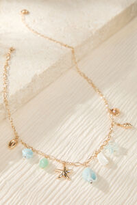 Ocean Charm Necklace Detail 2 - Altar'd State