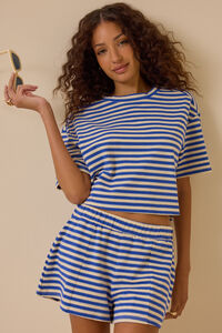 Nyra Stripe Relaxed Short - Altar'd State