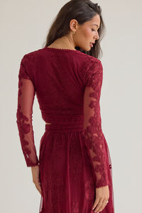 Arissa Floral Embroidered Top Detail 5 - Altar'd State