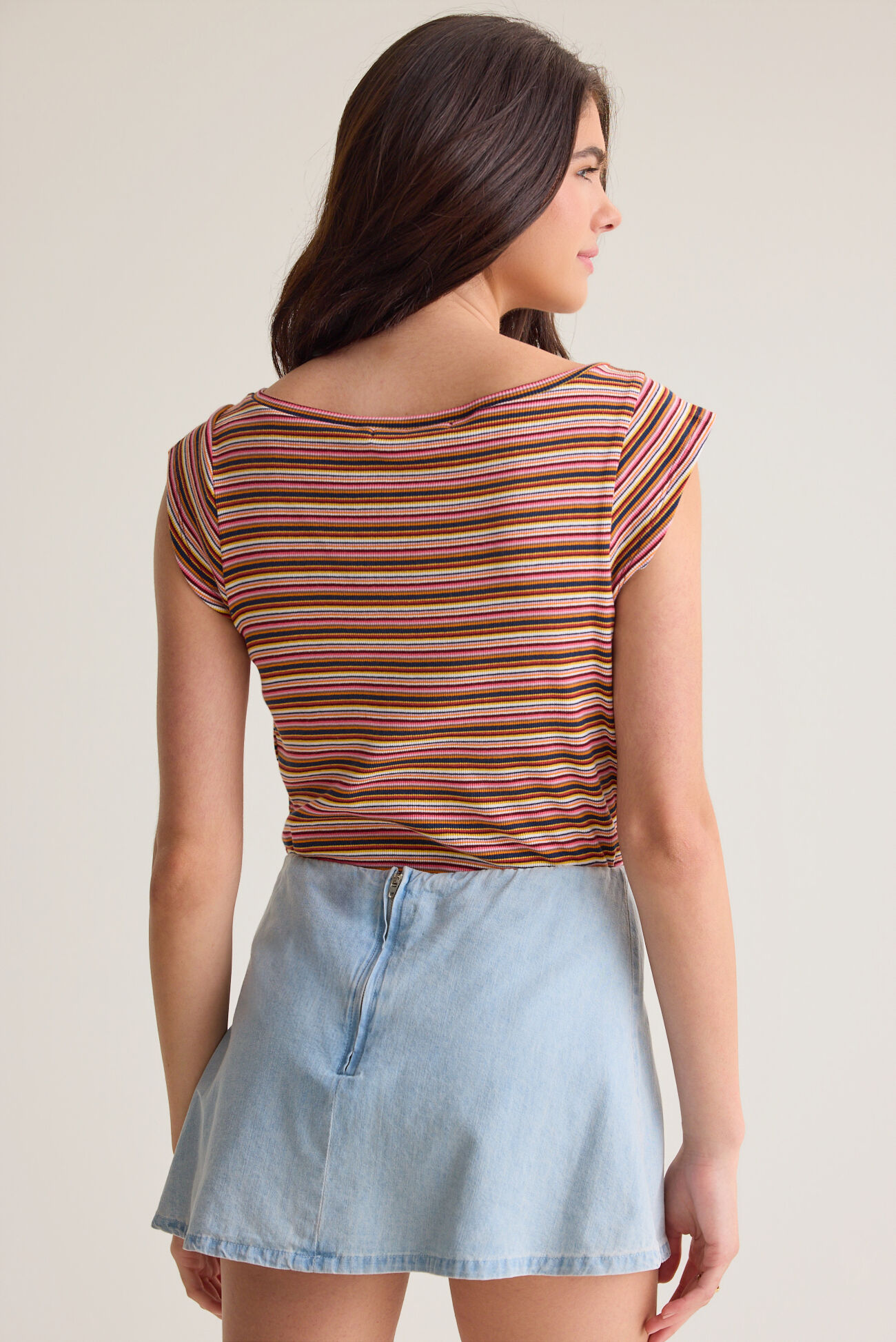 Amanda Denim Skort