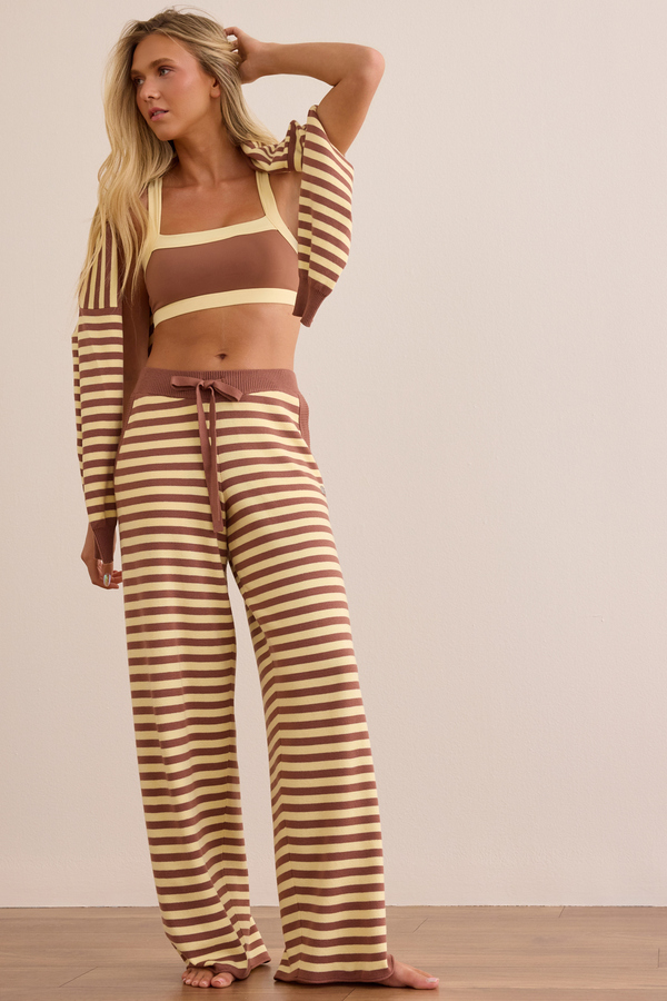 Flow Stripe Wide Leg Pant - Altar'd State