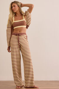 Flow Stripe Wide Leg Pant - Altar'd State