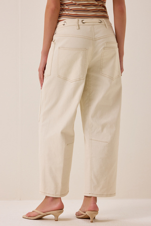 Amelia Tie Barrel Pant - Altar'd State - 