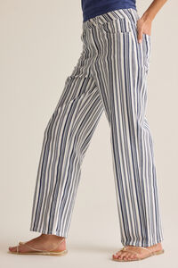 Carrie Stripe Straight Leg Pant Detail 3 - Altar'd State