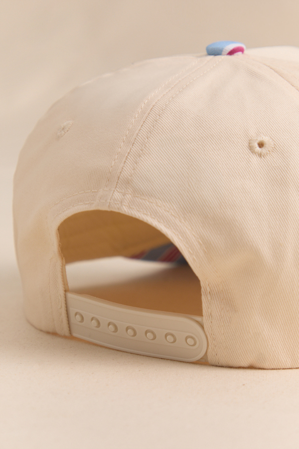 1776 Striped Trucker Hat Detail 4 - Altar'd State