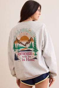 Anywhere With You Is Home Pullover Detail 2 - Altar'd State
