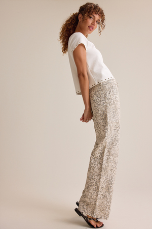 Shayleigh Leopard Barrel Pant - Altar'd State