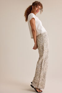 Shayleigh Leopard Barrel Pant Detail 4 - Altar'd State