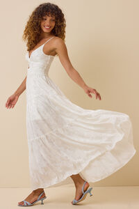 Kellsa Jacquard Maxi Dress Detail 4 - Altar'd State