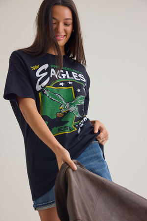 Philadelphia Eagles Oversized Graphic Tee - Altar'd State - 