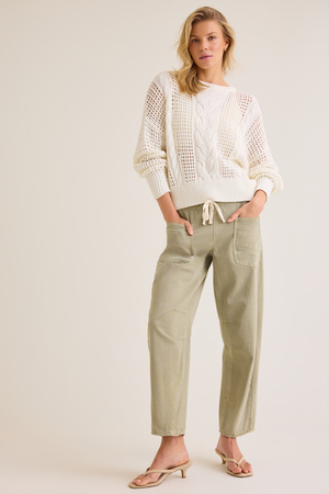Jaden Tie Denim Pant - Altar'd State