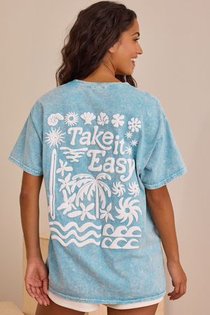 Take It Easy Graphic Tee - Altar'd State - 