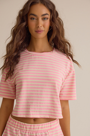 Nyra Stripe Relaxed Top - Altar'd State - 